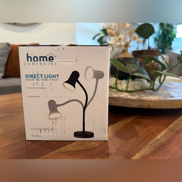 Flexible, LED Desk Lamp- black - Picture 4 of 8